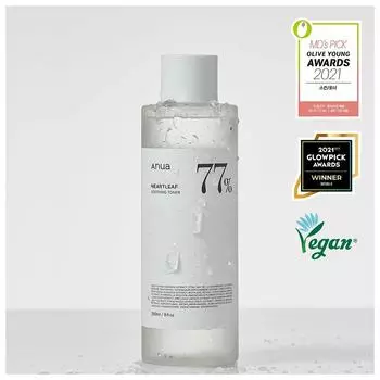 Anua Heartleaf 77% успокаивающий тоник 350мл