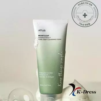 Anua Heartleaf Quercetinol Пенка для глубокого очищения пор 150 мл 1 PCS