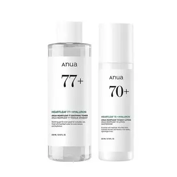 ANUA Hokudami Soothing 2 STEP Set Fluctuation Skin Soothing Care Set Увлажняющий лосьон для ухода за жирной и комбинированной кожей Fluctuation Skin