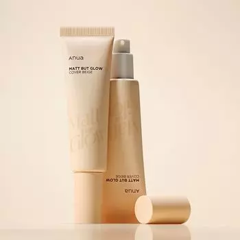 ANUA Matt But Glow Cover Beige 50мл SPF50+PA+++BB крем, корейская косметика, KBeauty, пробник