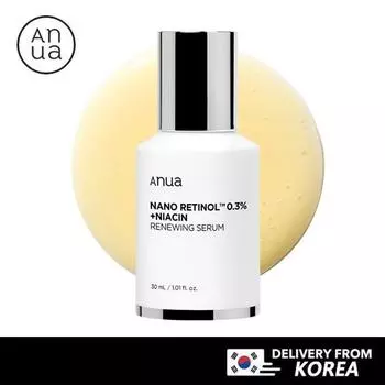 ANUA NANO Ретинол 0,3%+Ниацин Обновляющая сыворотка 30мл 1-Pack(30ml)