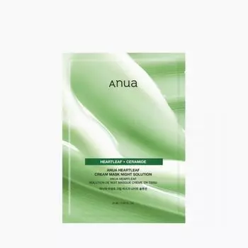 Anua [обновление] Anua Houttur Herb Cream Mask Night Solution 1 лист