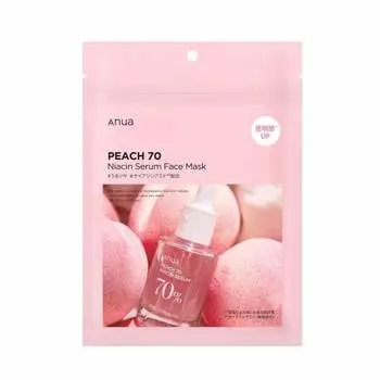anua peach 70 niacin serum mask pack 7 pieces luminous skin, moisturizing skin, moisturizing, dead skin pore care, moisture, dry skin, combination s