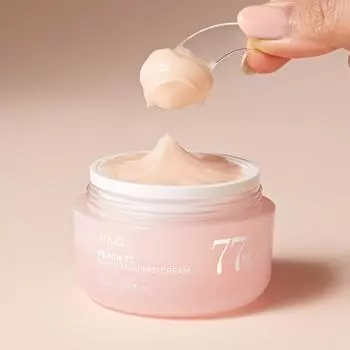 Anua Peach 77% Крем, обогащенный ниацином, Успокаивающий, Корейская косметика, Kbeauty, пробник