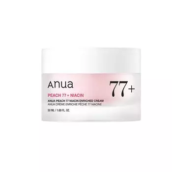 ANUA Peach Niacin Rich Moisture Cream 50 мл Skin Tone Care Luminous Skin Glossy Skin Moisturizing Moisture Cream Dry Skin Mixed Skin PEAC nicacin cream