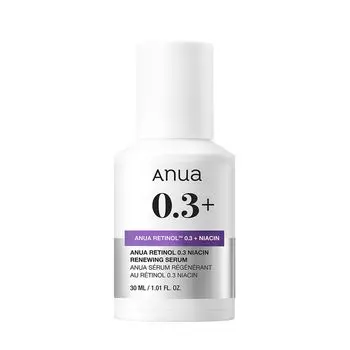 ANUA Retinol Niacin Serum 30 мл Retinol Serum Pore Moisturizing Skin Care Korean Serum Korean Cosmetics 0.3 [Официальный/подлинный продукт]