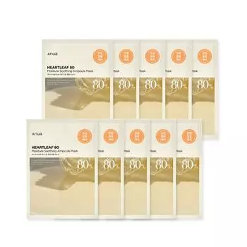 ANUA Увлажняющая успокаивающая ампульная маска 27мл*10шт.