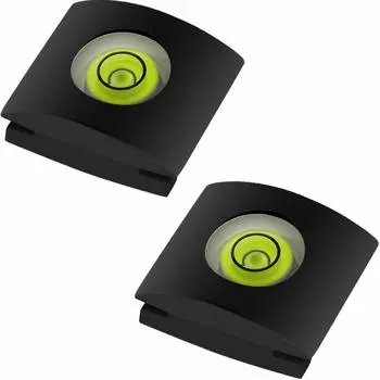 Anwenk Camera Flash Light Крышка для горячего башмака Пузырьковый спиртовой уровень для камер Canon Nikon Panasonic Fujifilm Olympus Pentax Sigma Набор из 2 DSLR/SLR/EVIL –