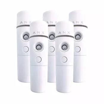 ANX Мобильный массажер для лица с туманом Handy Mist Ультразвуковой нано-туман Улучшенный октябрь 2023 г. В комплект входит руководство по эксплуатации (5 кусков)