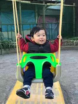 Anywhere Swing Set и ремень Даже маленькие дети могут быть спокойны, так как их бедра могут поместиться Грузоподъемность 120 кг [sealche] Детский (карабин в комплекте) серый