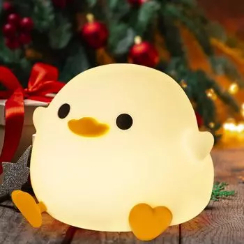 Anywin Night Light Duck Night Light Baby Light Непрямое освещение Сенсорный датчик Функция затемнения Светодиодный теплый свет Настройка таймера USB-зарядка 56