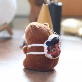 Ao And Nezha Bing Capybara Plush Keychain Pp Cotton Stuffed For Bag Decor Nezha