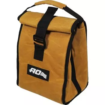 AO Coolers Lunch Soft Cooler with Waxed Insulated Cooler Perfect for and as a Japanese Hook, Canvas, Camel, 5.7L, Lightweight, Roll-Top Style,