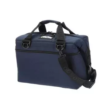 AO Coolers Сумка-холодильник 24 шт. Мягкий холщовый холодильник AO24NB, темно-синий, 23 л, мягкая сумка-холодильник, наружный холодильник [AO Coolers] Прибл.. [Элемент]