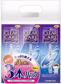 AO Sept Clear Care 360 мл x 3 упаковки уход (контакт поставки)