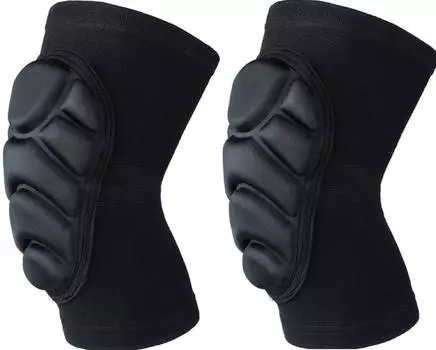 Aoakua Knee Shock Absorbing Sports Knee Left and Right Size L Pads, Protectors, Pads, Set, Black, чёрный