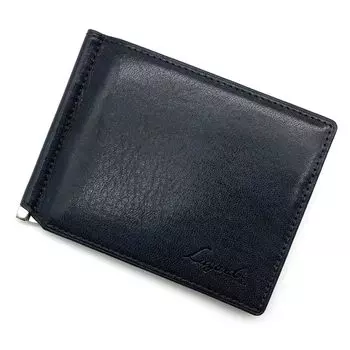 Aoki сумка-кошелек зажим для денег двойной кошелек портмоне G3 коровья кожа натуральная кожа деловой подарок подарок темный [Luggard] мужской № 5209 ([86] Синий)