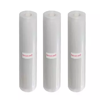 AoniyoshipacD вакуумная упаковка рулон ширина 28 см x 5 м рулон 3 шт рулон для вакуумной упаковочной машины сменный рулон тисненый вакуумный упаковочный мешок дегазированный