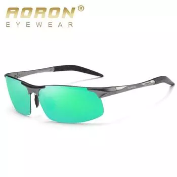 AORON алюминиевые поляризованные солнцезащитные очки для женщин и мужчин, очки для вождения, антибликовые солнцезащитные очки