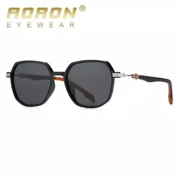 AORON Kids TR + металлические поляризационные солнцезащитные очки для улицы, спортивные очки классического дизайна для детей