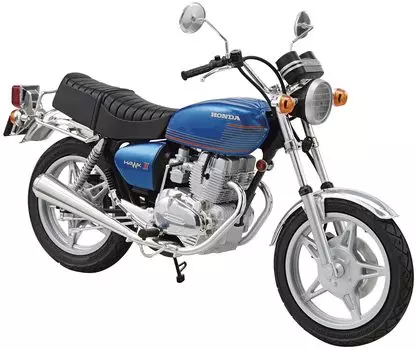 AOSHIMA 112 The Bike Series No.15 Honda CB400T HAWK-II 1977 Пластиковая модель