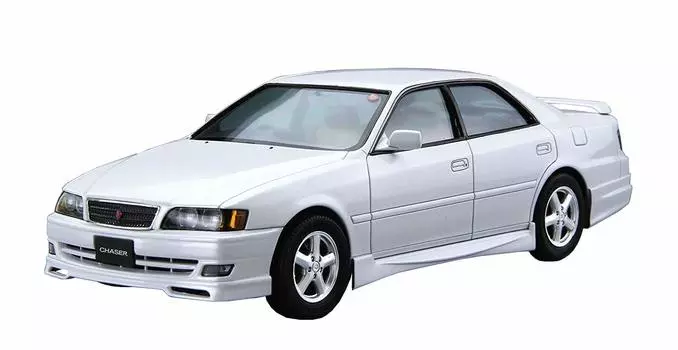 AOSHIMA 124 Модель автомобиля серии № 16 Toyota JZX100 Chaser Tourer V 1998 Пластиковая модель