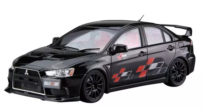 AOSHIMA 124 Тюнингованная серия автомобилей № 52 Mitsubishi Ralliart CZ4A Lancer Evolution X 2007 Пластиковая модель
