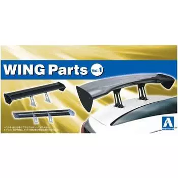 AOSHIMA 1/24 The Tuned Parts Series No. 93 Wing Parts Vol. 1 Parts for plastic models