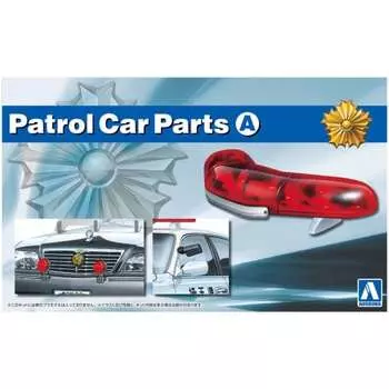 AOSHIMA 1/24 The Tuned Parts Series No.96 Police Car Parts A Plastic Model Parts
