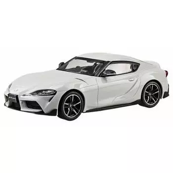 AOSHIMA 1/32 The Snap Kit Series Toyota GR SUPRA White Metallic Color Coded Plastic Model 10-B