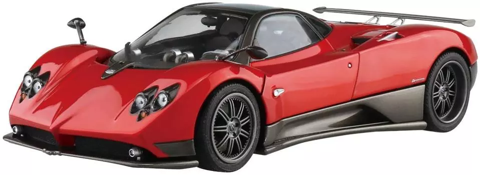 Aoshima Bunka Kyozai 124 The Supercar Series No.19 05 Pagani Zonda F Plastic Model Molding Color