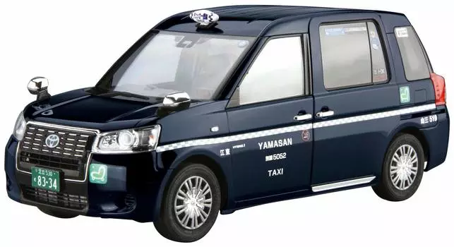 Aoshima Bunka Kyozai Модель автомобиля серии SP Toyota NTP10 JPN Taxi 2017 Checkered Cab Технические характеристики Пластиковая модель 1/24