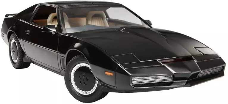 Aoshima Bunka Kyozai Movie Mecha Series Knight Rider Knight 2000 Season I Scale Plastic Model KR-01 KITT. 1/24 чёрный