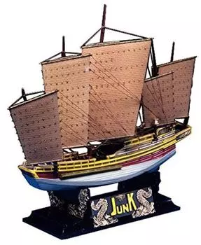 Aoshima Bunka Kyozai Old Time Ships Series No.5 Китайская джонковая пластиковая модель