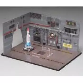 Aoshima Bunka Kyozai Plastic Model Kit Thunderbird 1 Launch Base 1/350 &