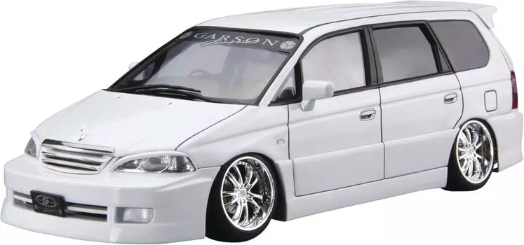 Aoshima Bunka Kyozai Серия Тюнингованные автомобили Honda Garson Gelade RA6 Odyssey Пластиковая модель 1/24 №53 01 (Машина)