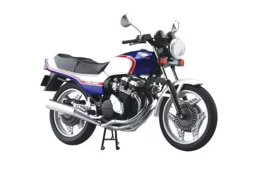 Aoshima Bunka Kyozai Skynet Готовый мотоцикл Honda CBX400F Синий ООО. 1/12 Перламутровый/Леденцовый