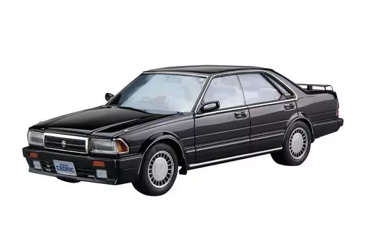 Aoshima Bunka Kyozai The Model Car Series Nissan Y31 V20 Twin Cam Turbo Gran Turismo SV 1987 Пластиковая модель 1/24 № 62 Cedric/Gloria