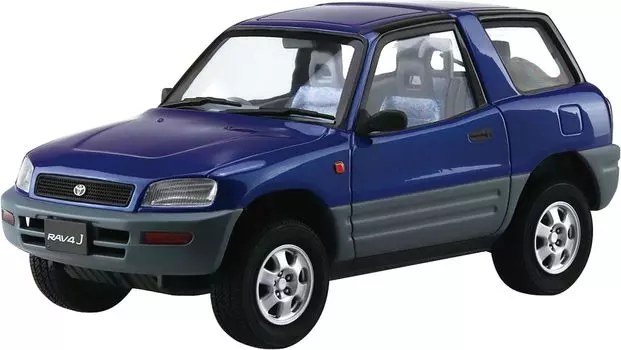 Aoshima Bunka Kyozai The Model Car Series SP04 Toyota SXA10 RAV4 1994 Plastic Model 1/24