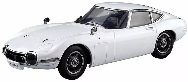 Aoshima Bunka Kyozai The Snap Kit Series Toyota 2000GT Pegasus Белая пластиковая модель 05A 1/32 Предварительно окрашенная