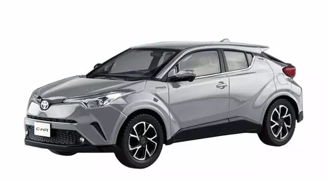 Aoshima Bunka Kyozai The Snap Kit Series Toyota Metal Stream Металлическая пластиковая модель 1/32 C-HR Цветовая кодировка 06-C