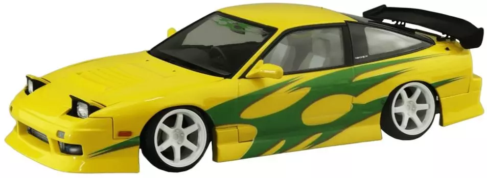 Aoshima Bunka Kyozai The Tuned Car Series Nissan URAS RPS13 180SX Plastic Model Car 1/24 No.97 96 Ver.1