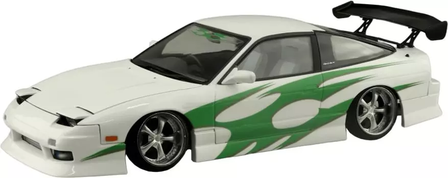 Aoshima Bunka Kyozai The Tuned Car Series Nissan URAS RPS13 180SX Plastic Model Kit 1/24 No.98 96 Ver.2 (Automobile)