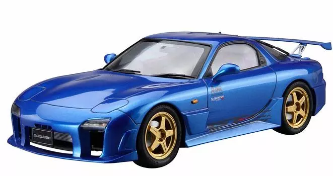 Aoshima Bunka Kyozai The Tuned Car Series Mazda Mazdaspeed FD3S A Spec GT Concept 1999 Пластиковая модель 1/24 № 27 RX-7