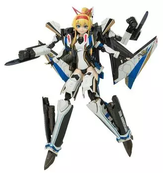 Aoshima Bunka Kyozai VFG Macross Delta VF-31J Siegfried 35th Anniversary Высота приблизительно. 155 мм Цветная пластиковая модель MC-02
