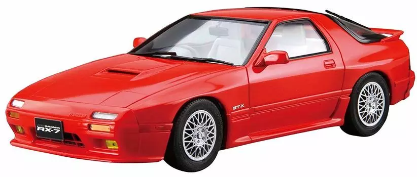 Aoshima Bunka Kyozaisha 124 Модель автомобиля серии № 64 Mazda FC3S Savanna RX-7 1989 года, пластиковая модель