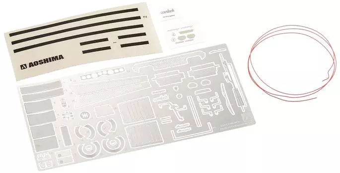 Aoshima Bunka Kyozaisha 124 Super Car Series Lamborghini Countach Common Etching Пластиковые детали модели
