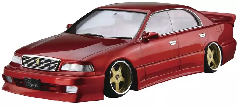 Aoshima Bunka Kyozaisha 124 The Tuned Car Series No.31 Toyota K-BREAK UZS141 Majesta 1991 Пластиковая модель