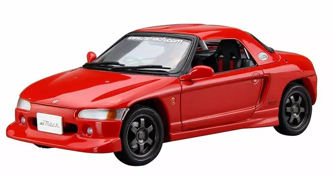 Aoshima Bunka Kyozaisha 124 The Tuned Car Series No.38 Honda RS Mach PP1 Beat 1991 Plastic Model