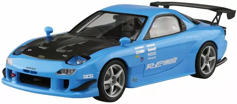 Aoshima Bunka Kyozaisha 124 The Tuned Car Series No.67 Mazda RE Amemiya FD3S RX-7 1999 Plastic Model